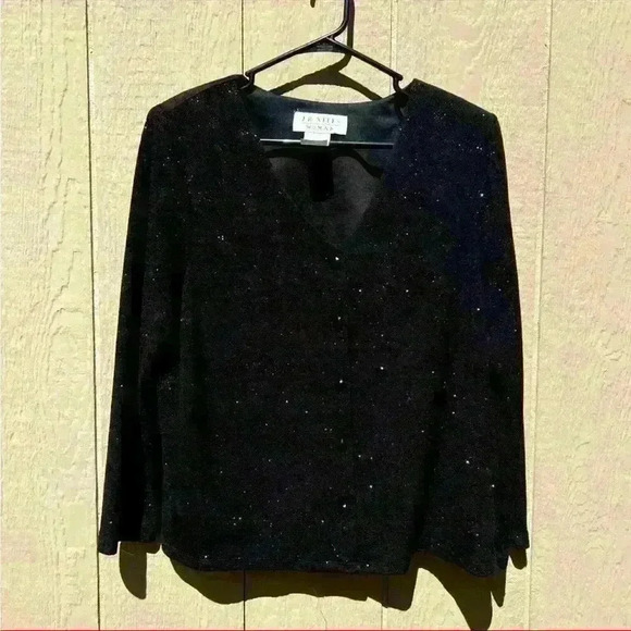 J.R. Nites Woman Vintage Sparkling Evening Jacket - Picture 1 of 10